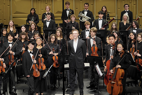 photo of youth orchestra